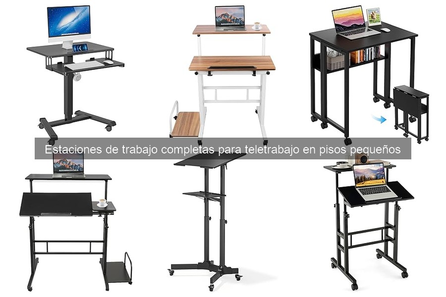 Precios de estaciones de trabajo para teletrabajo en pisos pequeños