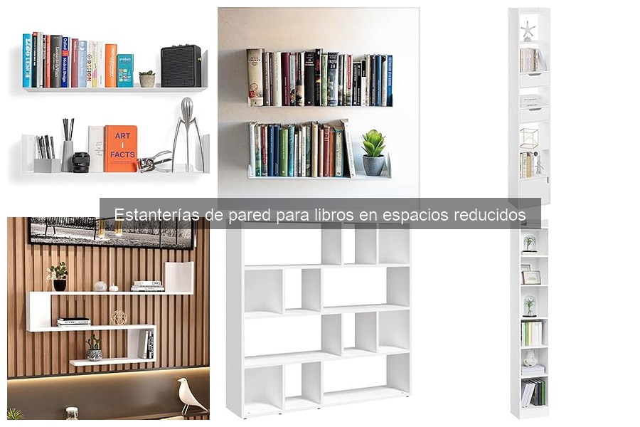 Precios de estanterías de pared para libros en espacios reducidos