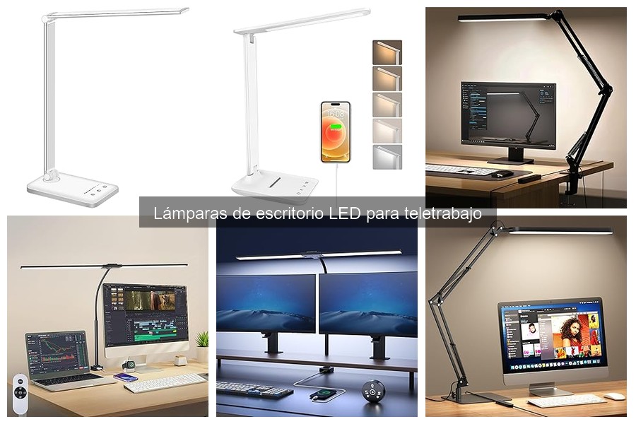 Precios de lámparas de escritorio LED para teletrabajo