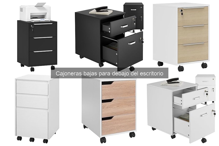 Precios y dónde comprar cajoneras bajas para oficina