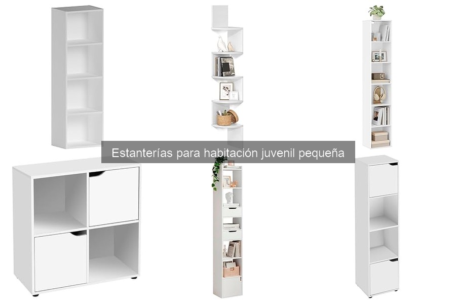 Precios y dónde comprar estanterías para habitaciones pequeñas