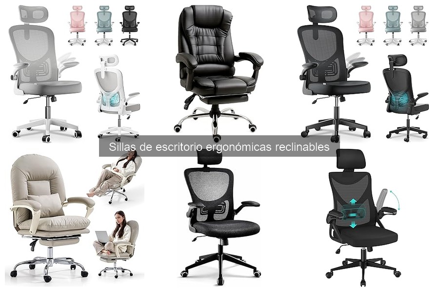 Precios y Dónde Comprar Sillas de Escritorio Ergonómicas Reclinables