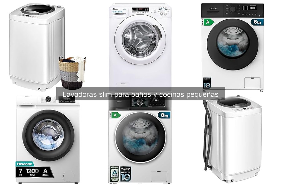 Precios y tiendas para lavadoras slim en espacios pequeños