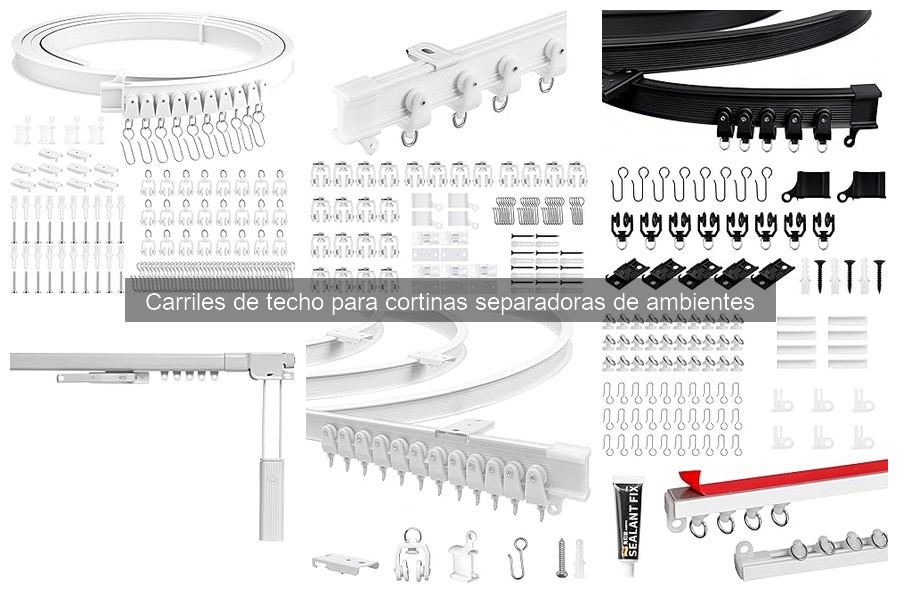 Problemas comunes al instalar carriles de techo para cortinas