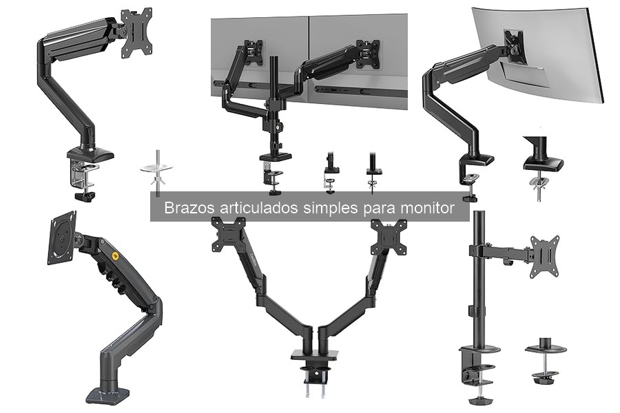 Problemas comunes al usar brazos articulados para monitores