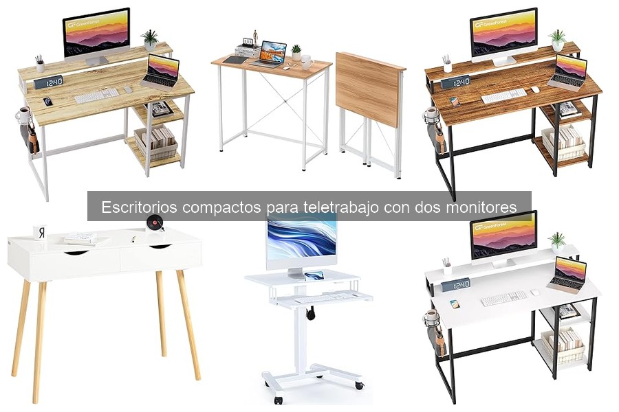 Problemas comunes al usar dos monitores en escritorios pequeños