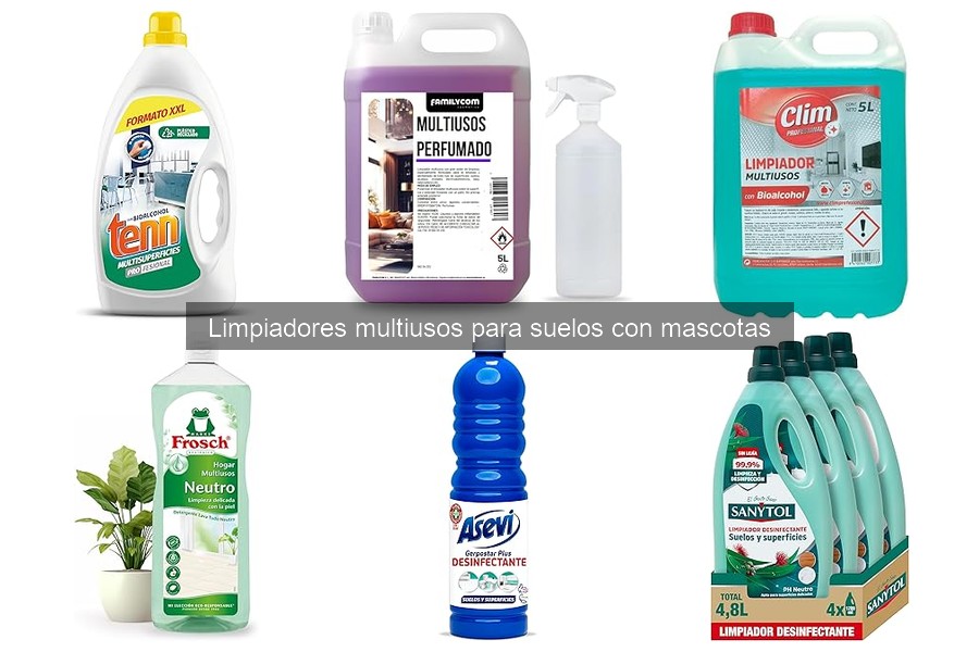 Problemas comunes al usar limpiadores multiusos para suelos