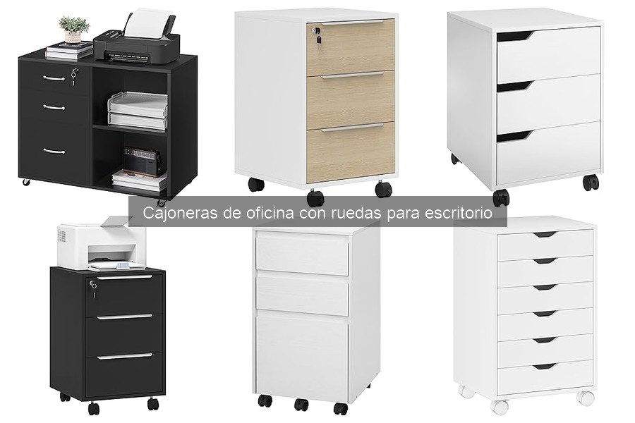Problemas comunes con cajoneras de oficina con ruedas