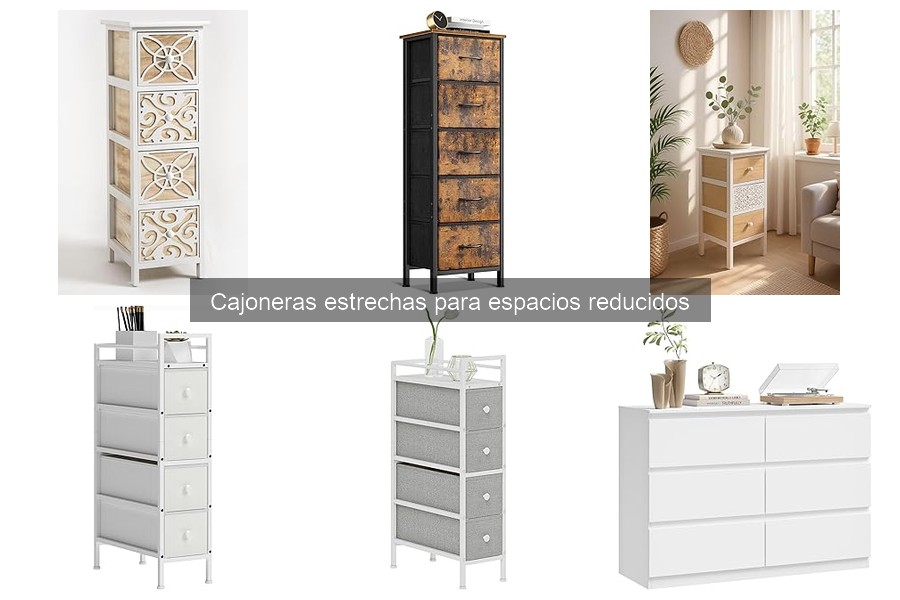 Problemas comunes con cajoneras estrechas y sus soluciones