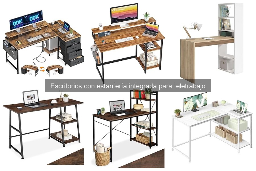 Problemas comunes con escritorios con estantería integrada