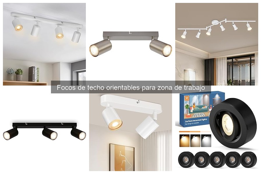 Problemas comunes con focos de techo orientables y soluciones