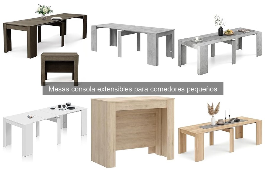 Problemas comunes con mesas consola extensibles en espacios pequeños