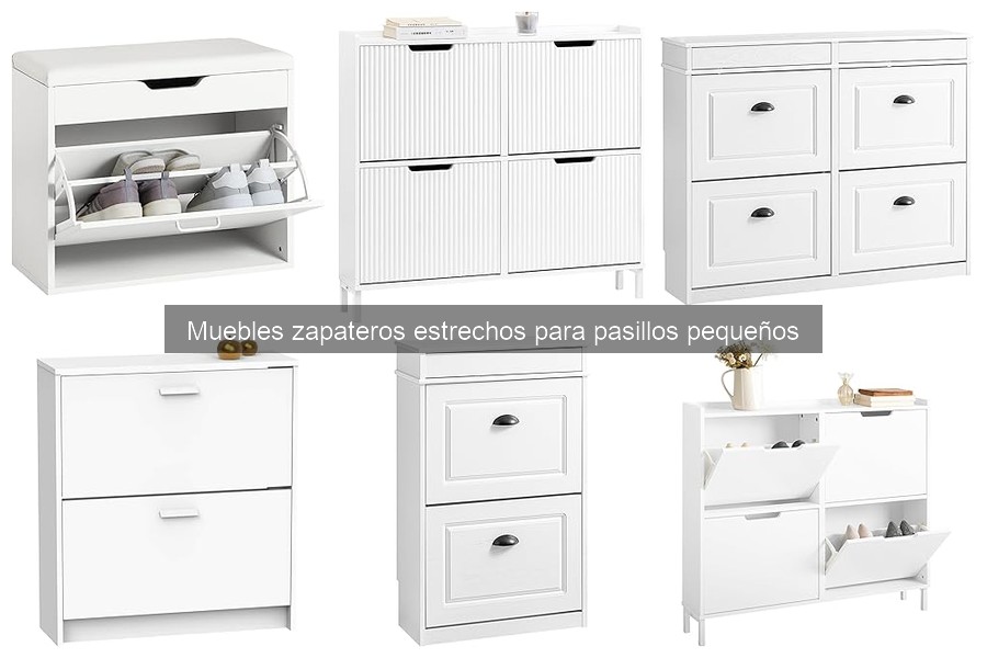 Problemas comunes con muebles zapateros estrechos