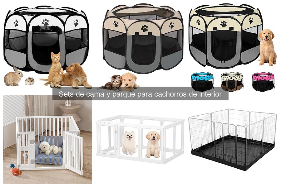 Problemas comunes con sets de cama y parque para cachorros