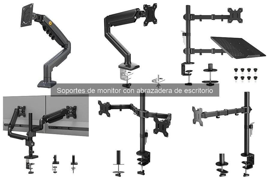 Problemas comunes con soportes de monitor de abrazadera