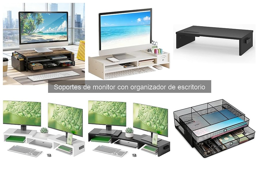 Problemas comunes con soportes de monitor y organizadores