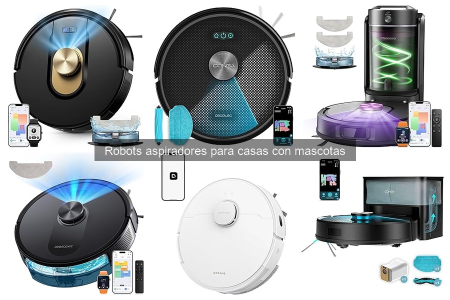 Problemas Comunes de Robots Aspiradores en Hogares con Mascotas