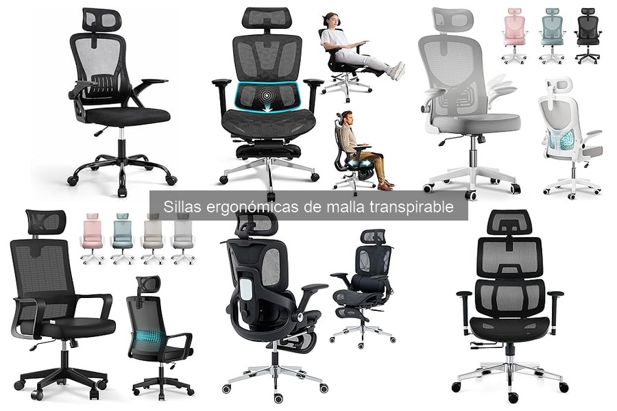 Problemas comunes de sillas ergonómicas de malla transpirable