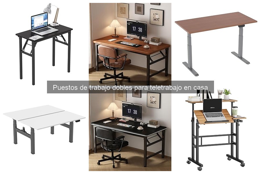 Problemas comunes en puestos de trabajo dobles en casa