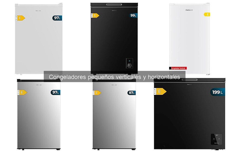 ¿Qué es un congelador pequeño? Características y tipos