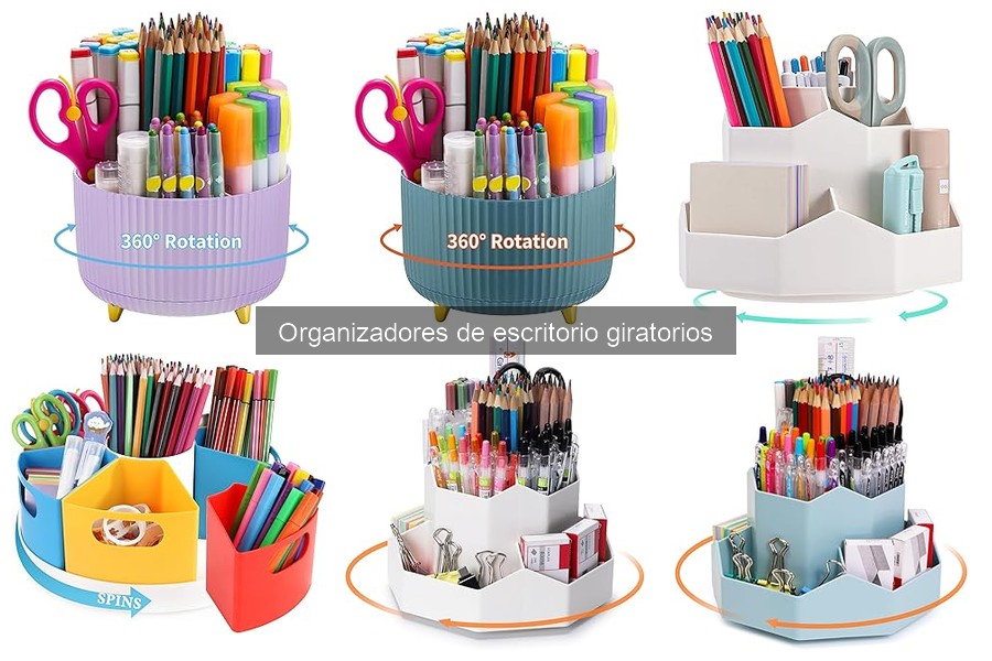 ¿Qué es un organizador de escritorio giratorio?: Características y Funciones