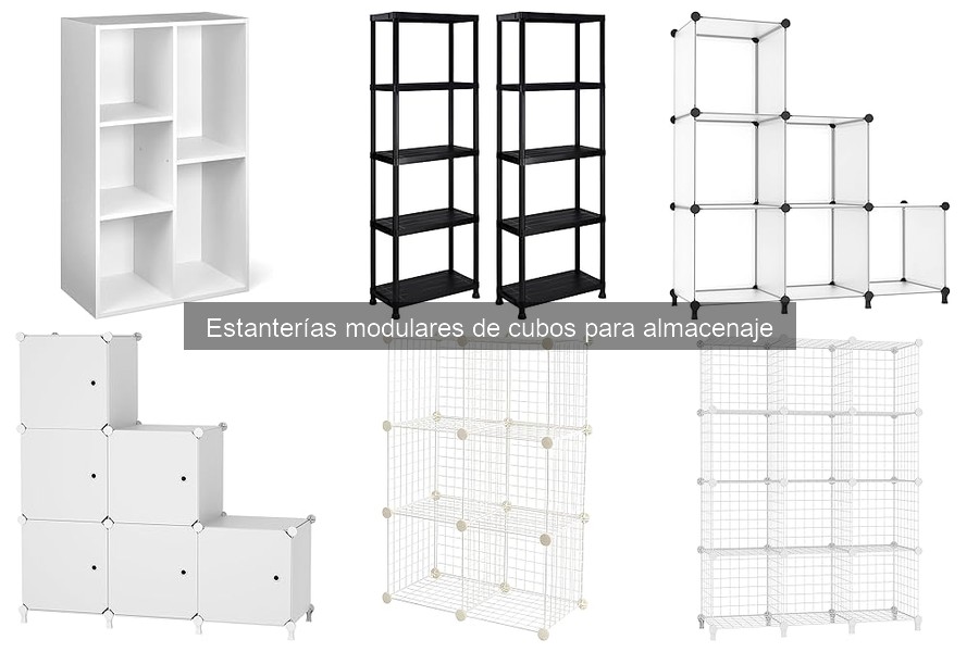 ¿Qué son las estanterías modulares de cubos? Características y ventajas