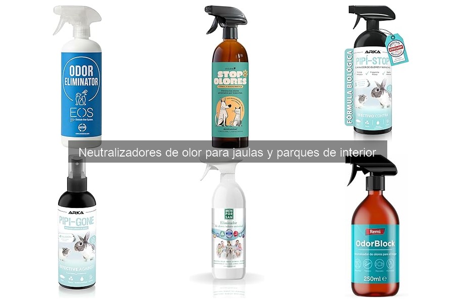¿Qué son los neutralizadores de olor para jaulas y parques?