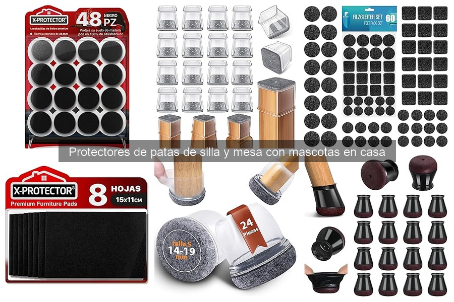 ¿Qué son los protectores de patas de silla y mesa?