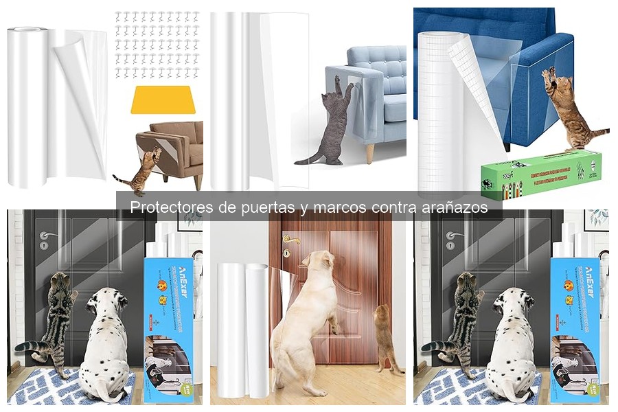 ¿Qué son los protectores de puertas contra arañazos?