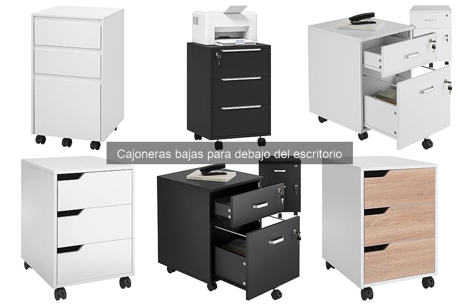 Recomendaciones de Cajoneras Bajas para Oficinas Compartidas