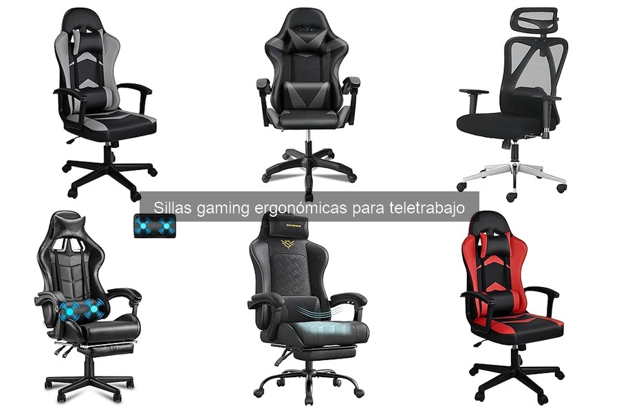 Reseñas de sillas gaming ergonómicas para teletrabajo