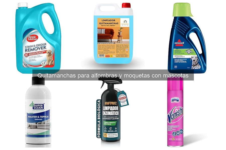 Seguridad de quitamanchas para alfombras con mascotas