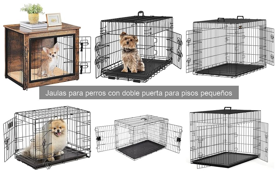 Seguridad en Jaulas para Perros con Doble Puerta