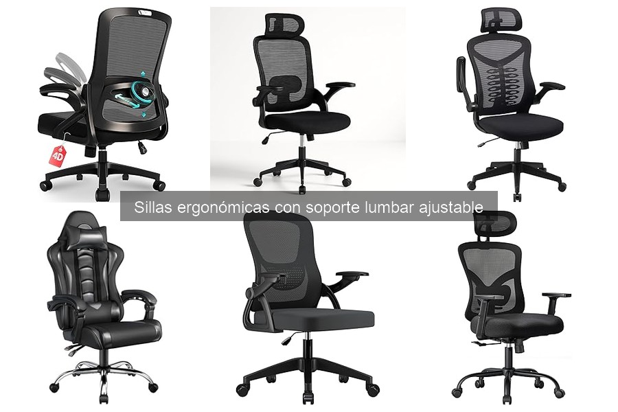 Sillas ergonómicas con soporte lumbar ajustable: ¿Qué son?