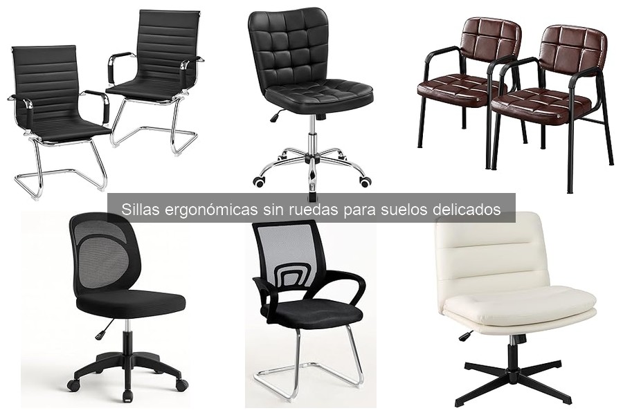** Sillas ergonómicas sin ruedas: bienestar en el trabajo desde casa
