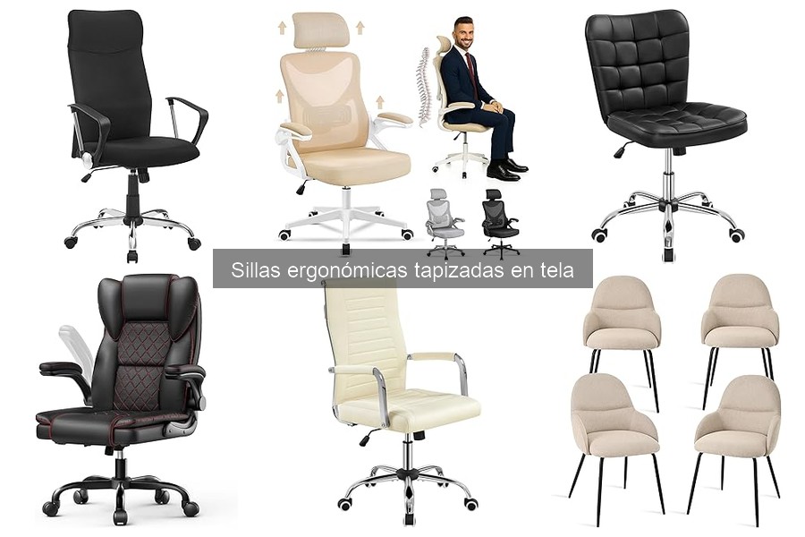 Sillas ergonómicas tapizadas en tela: ideales para dueños de mascotas