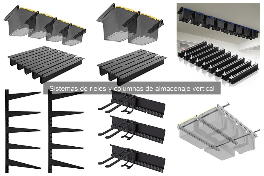 Sistemas de Rieles y Columnas de Almacenaje Vertical para Espacios Pequeños