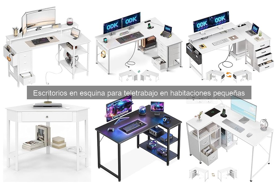 Soluciones a problemas al instalar escritorios en esquina