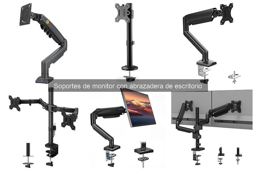 Soportes de Monitor con Abrazadera: ¿Qué son y sus beneficios?
