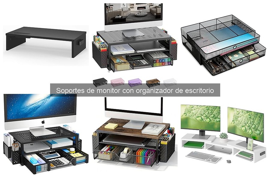 Soportes de Monitor con Organizador: ¿Reducen el Desorden?