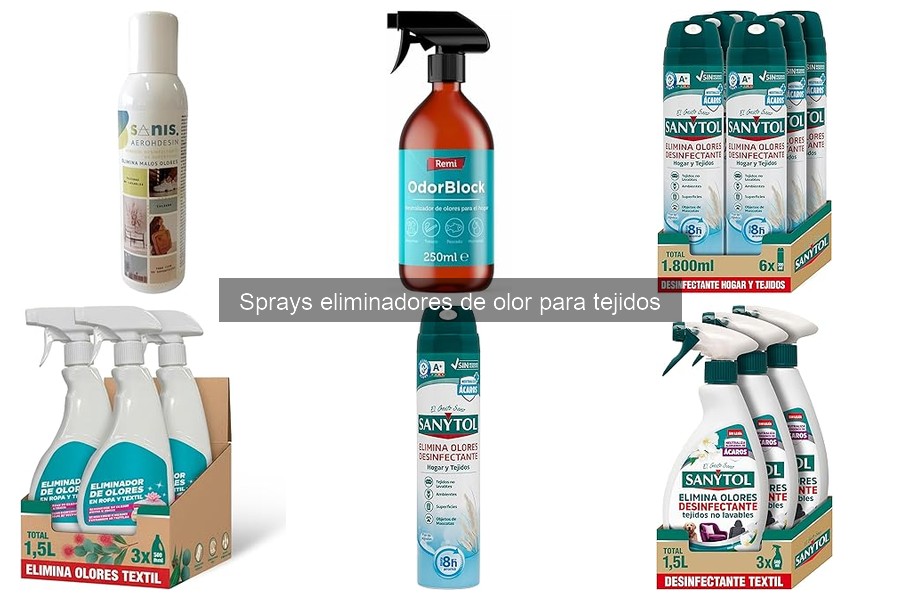 Sprays Eliminadores de Olor para Tejidos: ¿Qué son y cómo funcionan?