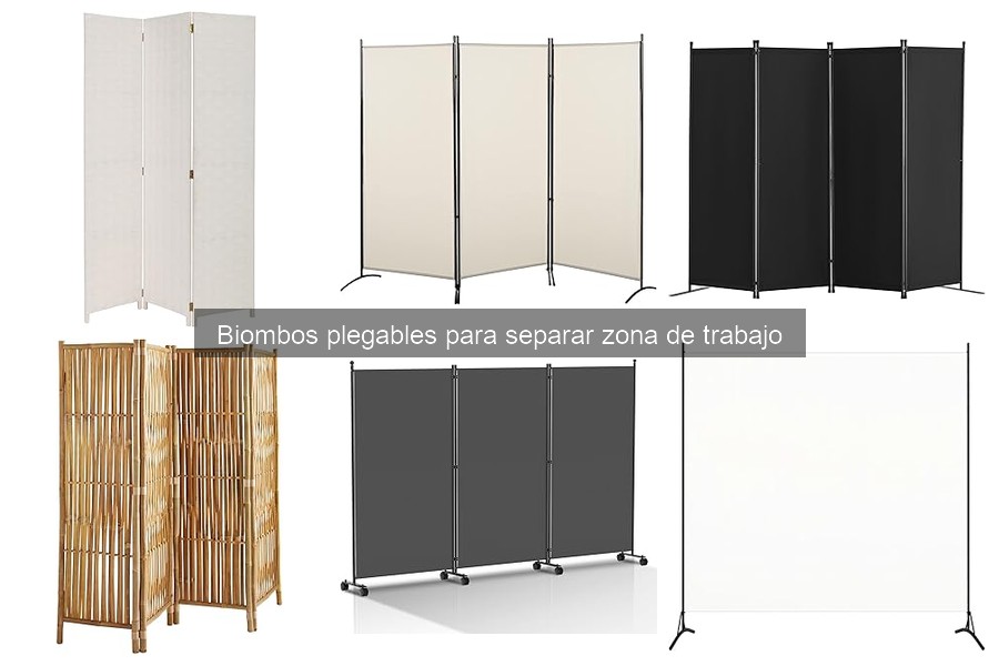 Tipos de Biombos Plegables para Mejorar tu Oficina en Casa