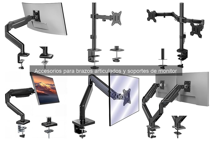 Tipos de brazos articulados y soportes de monitor explicados