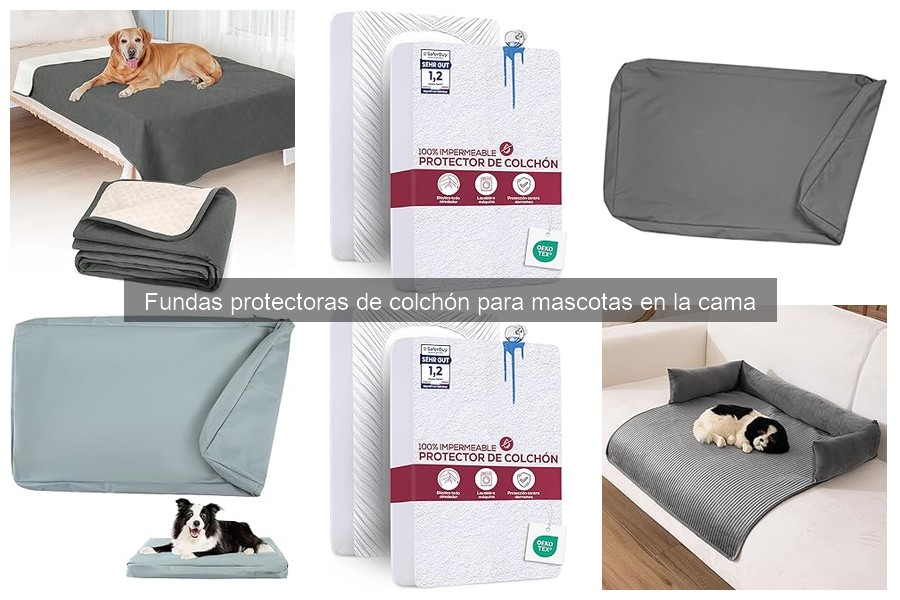 Tipos de fundas protectoras de colchón para mascotas