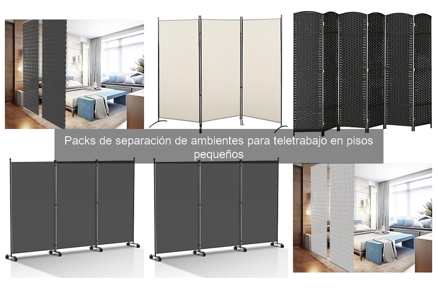 Tipos de Packs de Separación de Ambientes para Teletrabajo