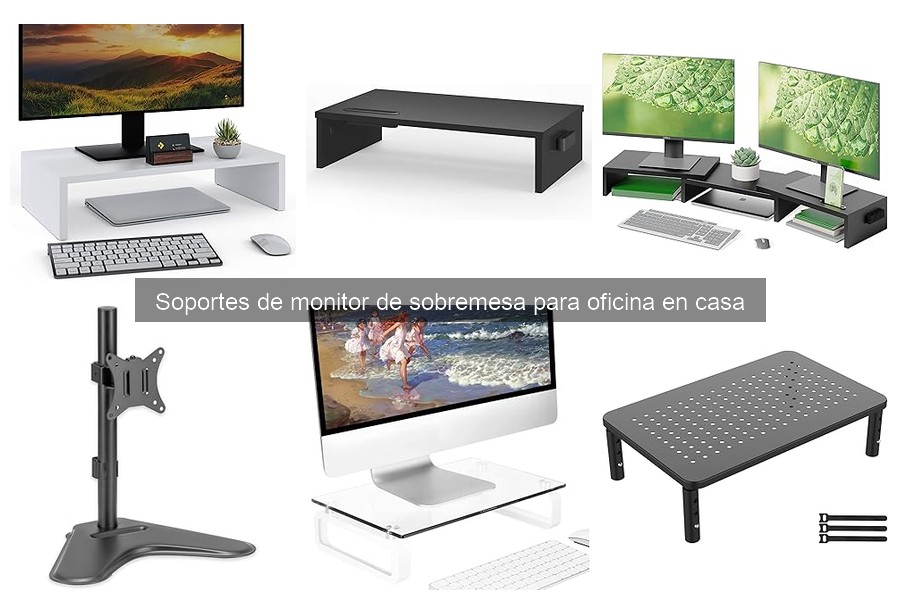 Tipos de soportes de monitor: ajustables y fijos