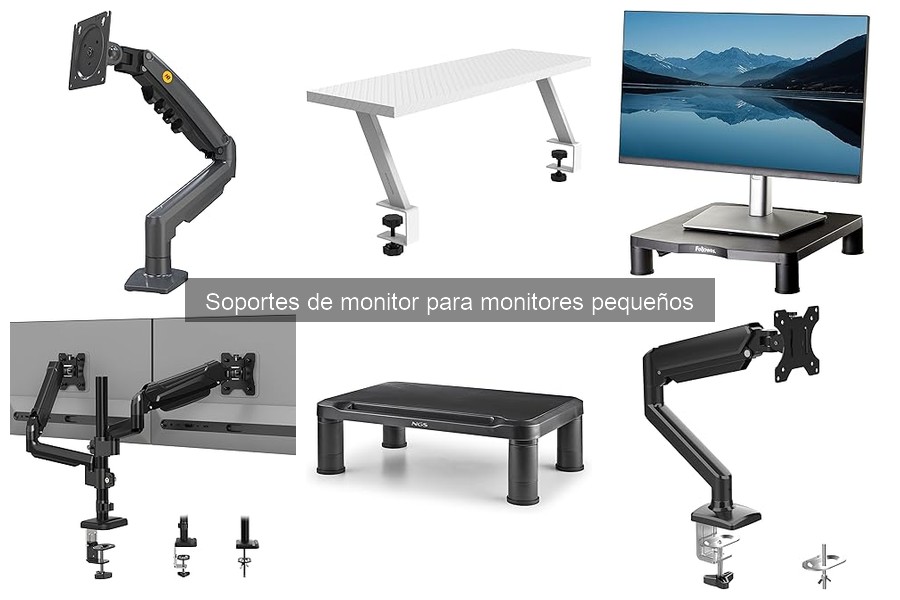 Tipos de soportes de monitor para monitores pequeños