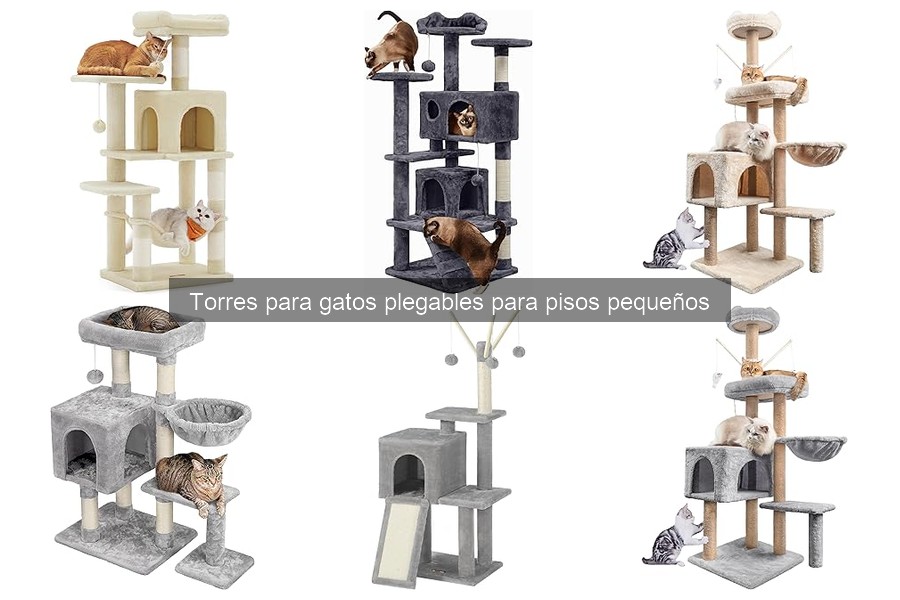 Tipos de Torres para Gatos Plegables y sus Beneficios