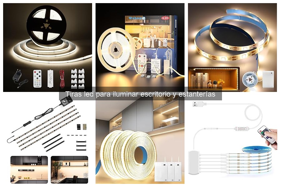 Tiras LED que Cambian de Color para Ambientes de Trabajo en Casa