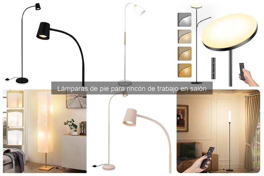 Uso adecuado de lámparas de pie en espacios pequeños